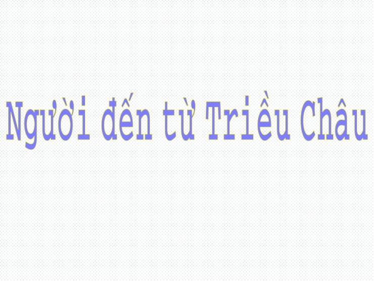 Người Đến Từ Triều Châu