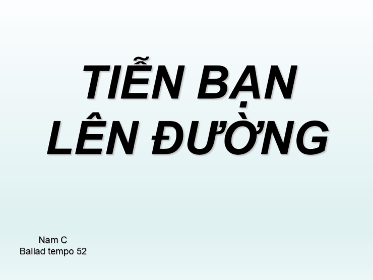 Tiễn Bạn Lên Đường