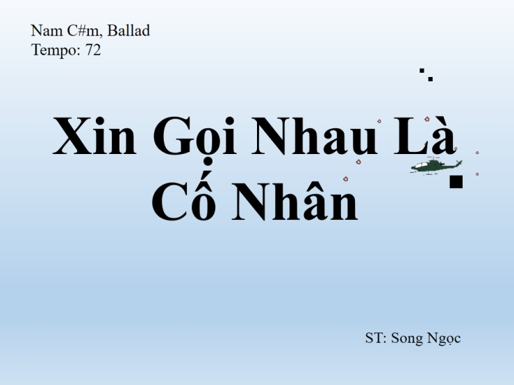 Xin gọi nhau là cố nhân