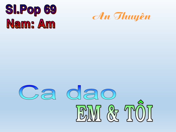Ca Dao Em và Tôi