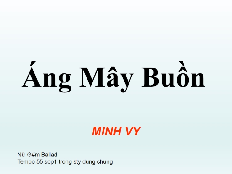 Áng Mây Buồn