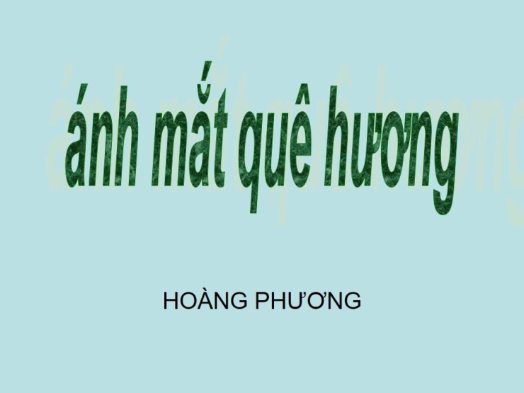 Ánh Mắt Quê Hương