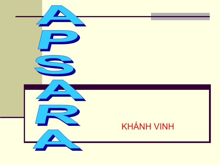 Apsara Vũ Nữ Chăm