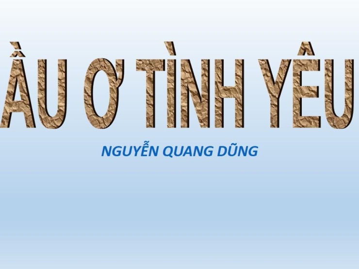 Ầu Ơ Tình Yêu