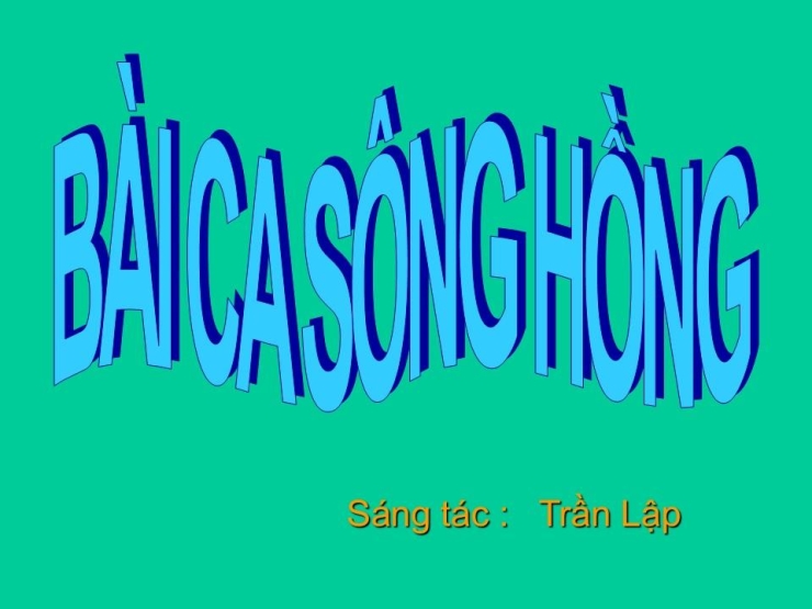Bài Ca Sông Hồng