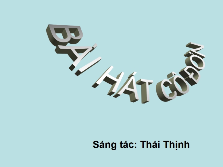 Bài Hát Cô Đơn