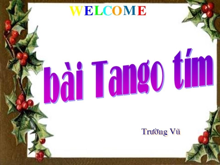 Bài Tango Tím
