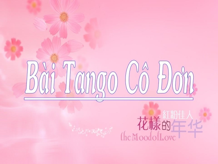 Bài Tango Cô Đơn