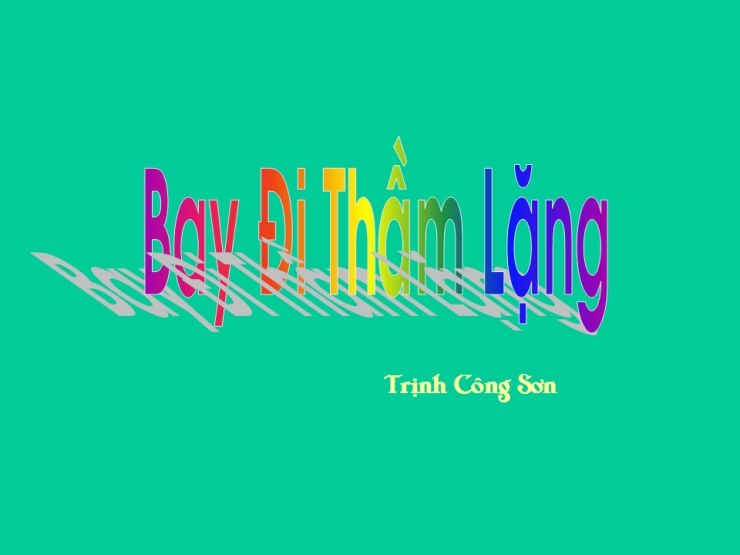Bay Đi Thầm Lặng