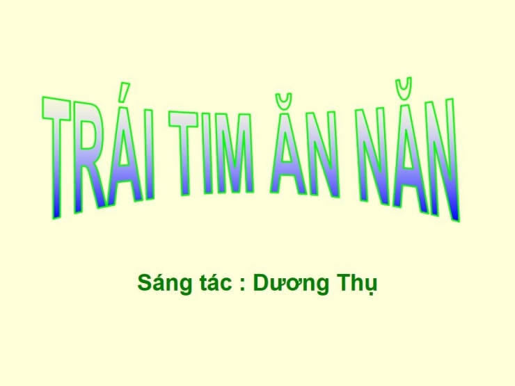 Trái Tim Ăn Năn