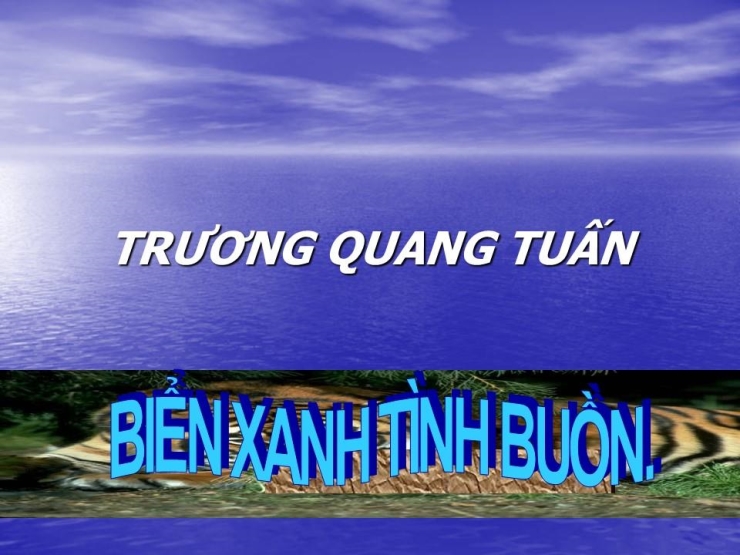 Biển Xanh Tình Buồn