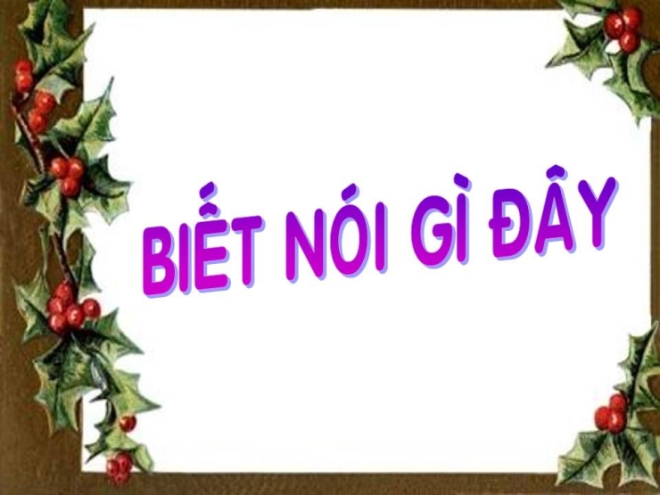 Biết Nói Gì Đây