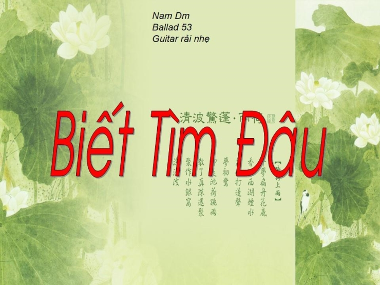 Biết Tìm Đâu