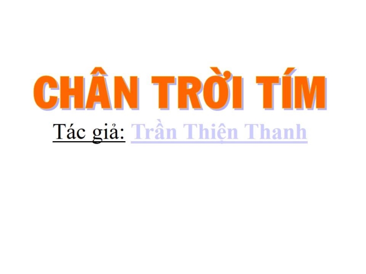 Chân Trời Tím