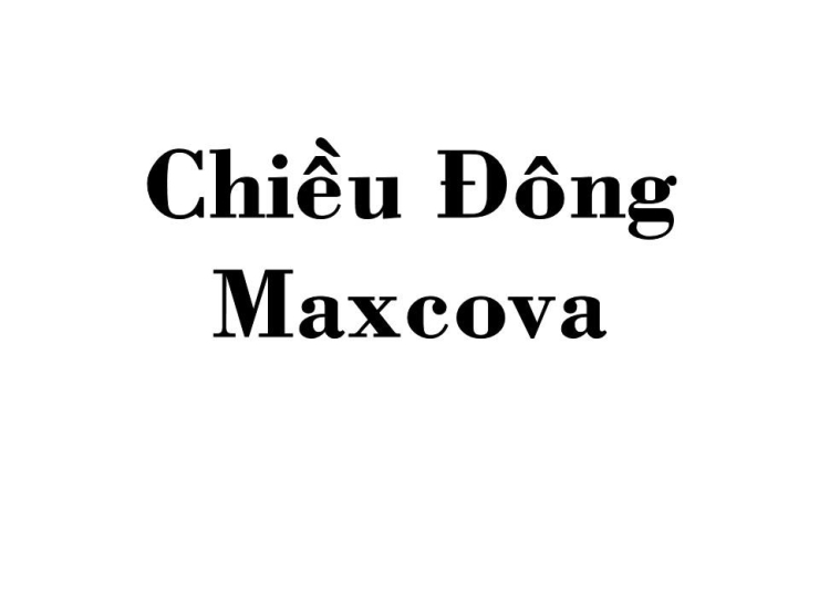 Chiều Đông Moscow