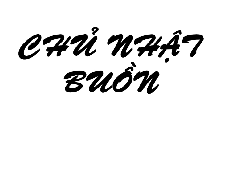 Chủ Nhật Buồn