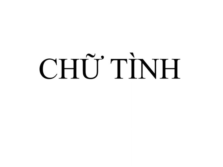 Chữ Tình