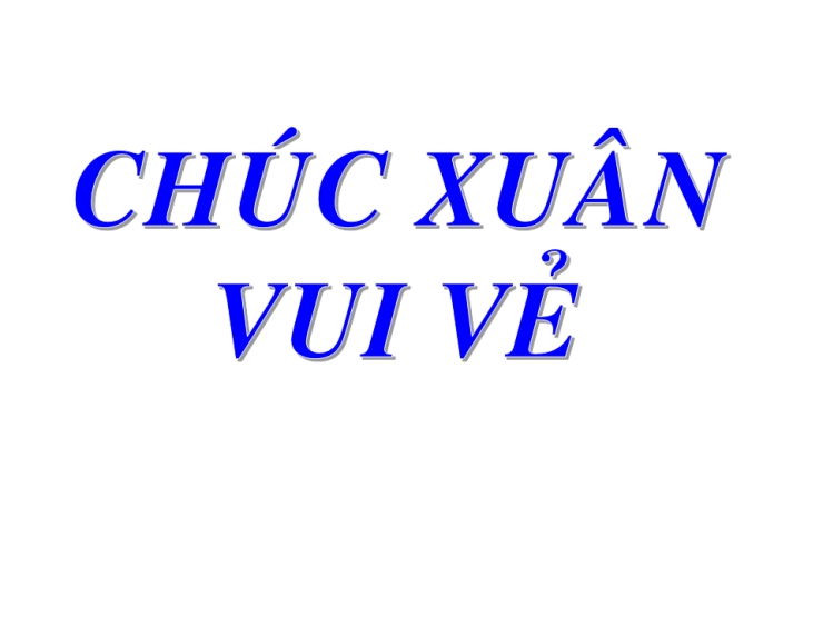 Chúc Xuân Vui Vẻ