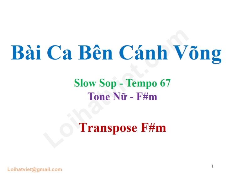 Bài ca bên cánh võng