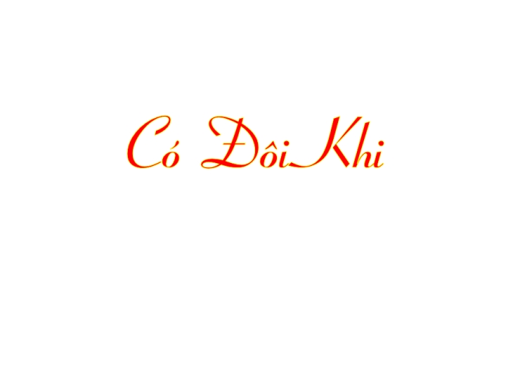 Có Đôi Khi