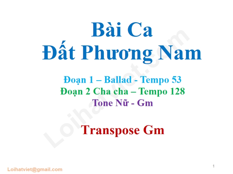 Bài ca đất phương nam