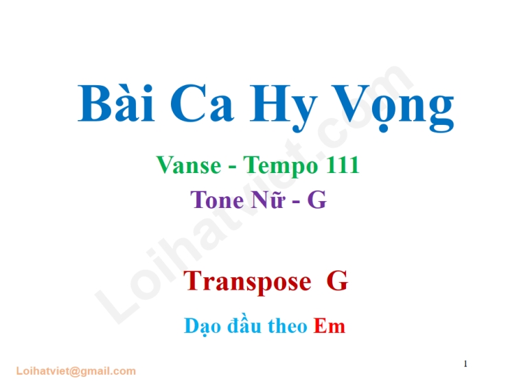 Bài ca hy vọng