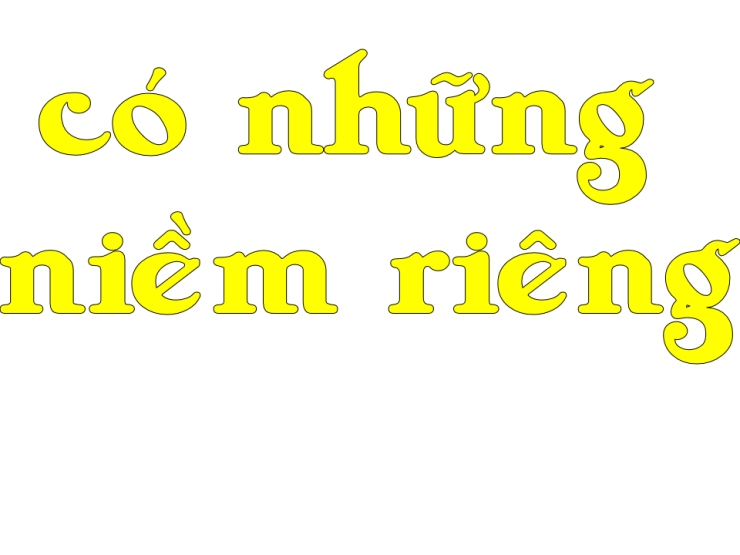 Có Những Niềm Riêng