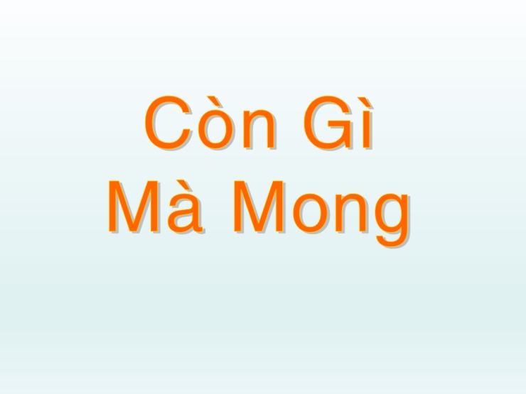 Còn Gì Mà Mong