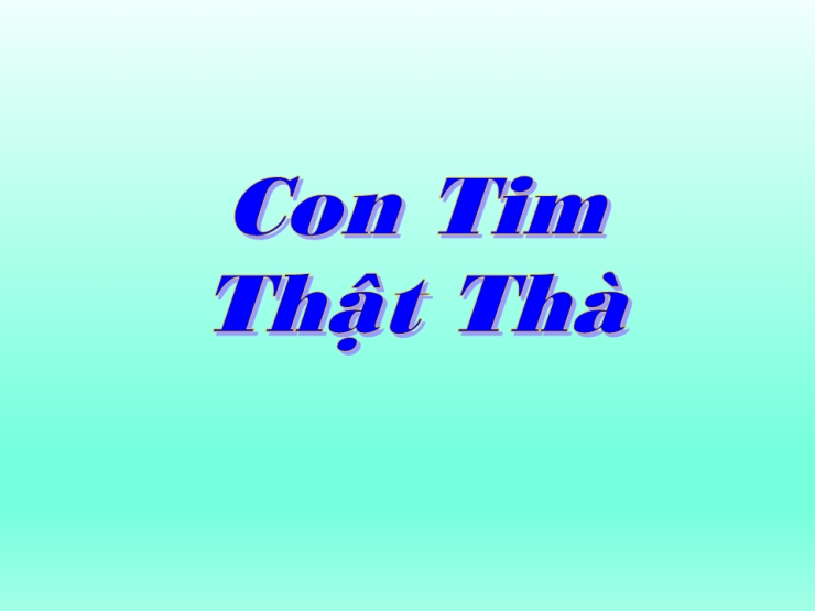 Con Tim Thật Thà