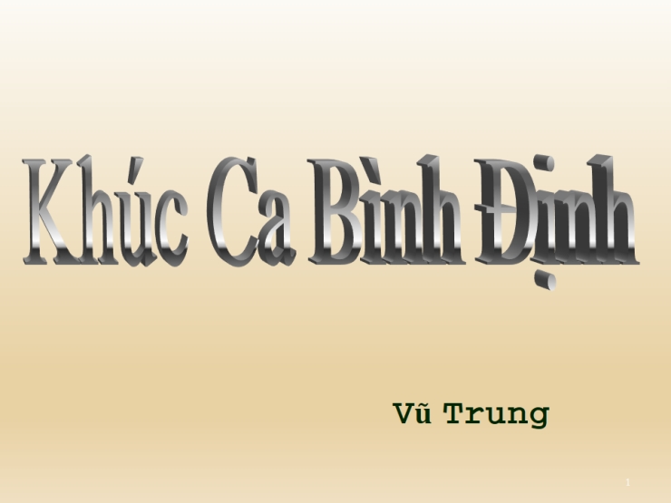 Khúc Ca Bình Định