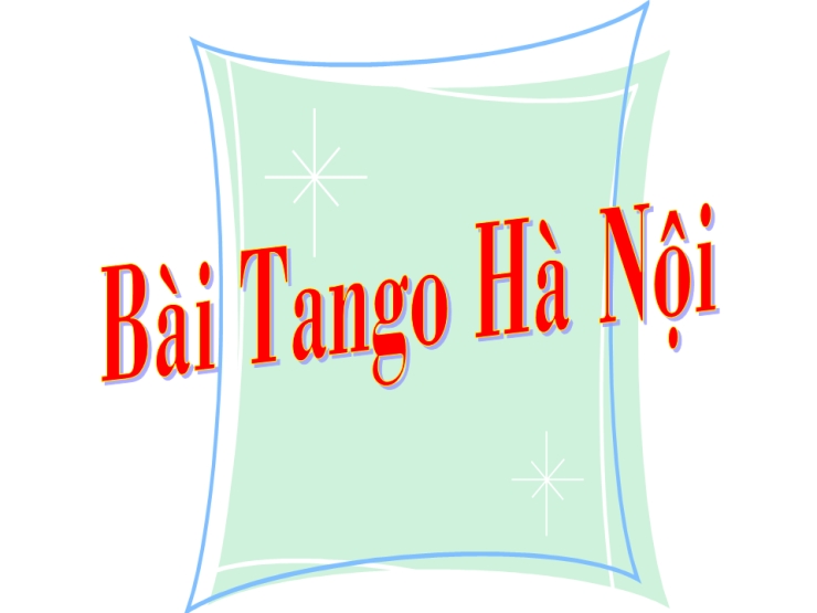 Bản Tango Hà Nội