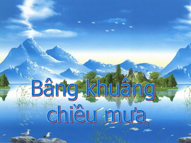 Bâng Khuâng Chiều Mưa
