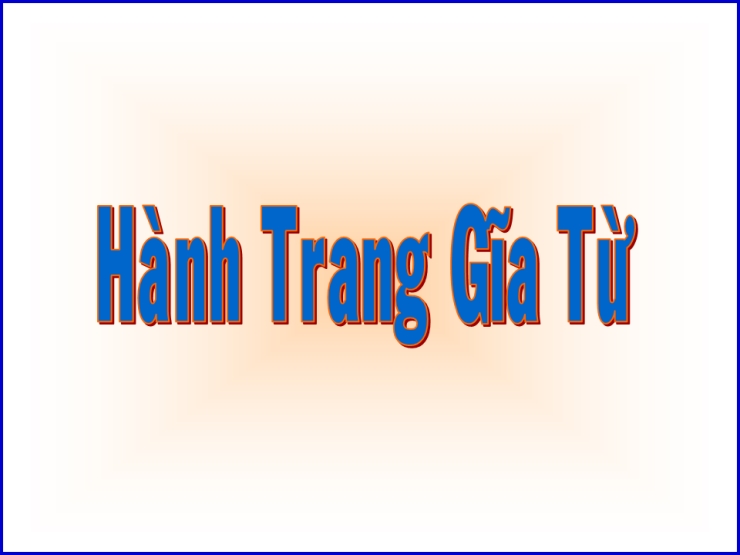 Hành Trang Giã Từ