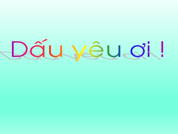 Dấu Yêu Ơi