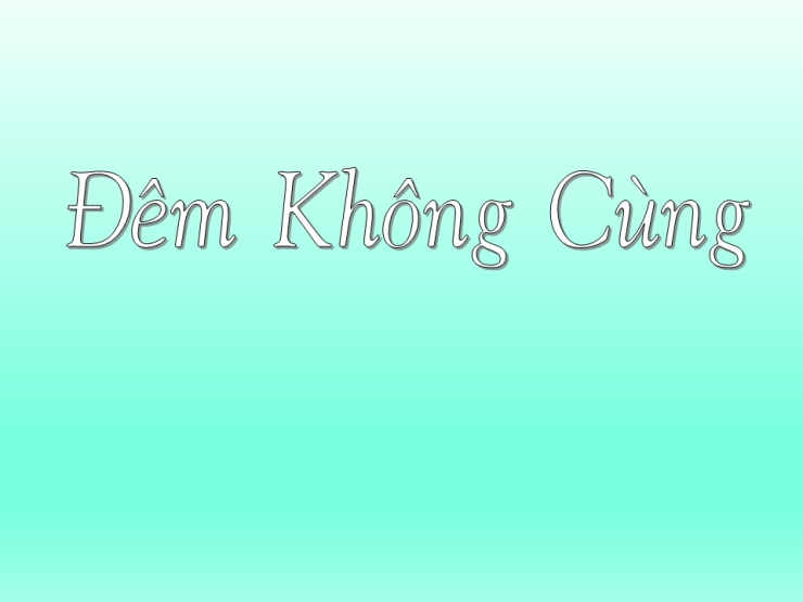 Đêm Không Cùng