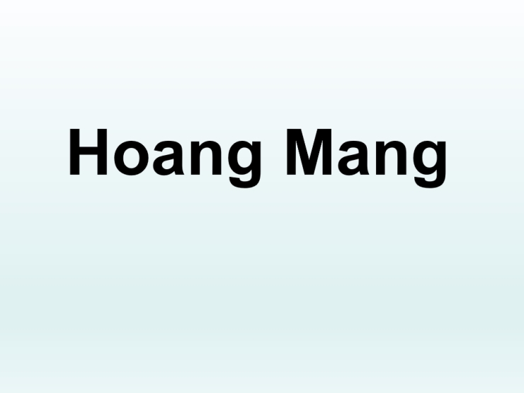 Hoang Mang