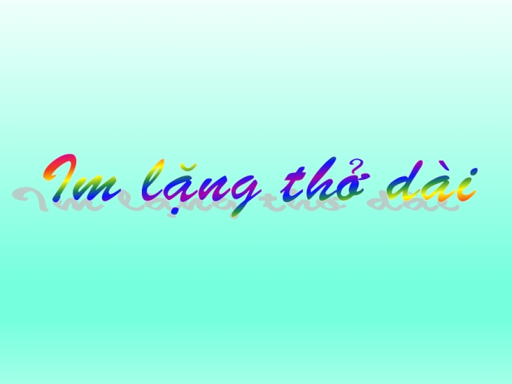 Im Lặng Thở Dài