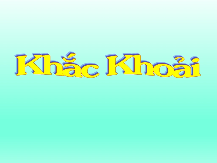 Khắc Khoải
