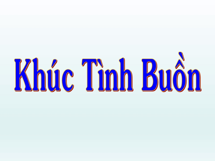 Khúc Tình Buồn