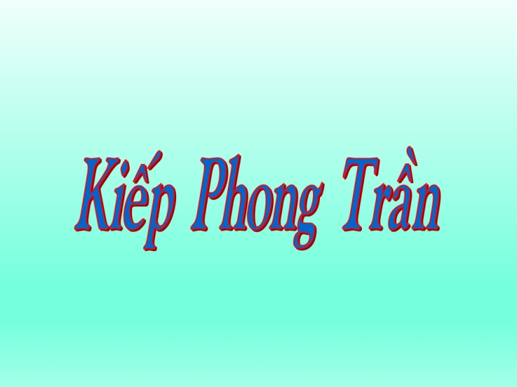 Kiếp Phong Trần