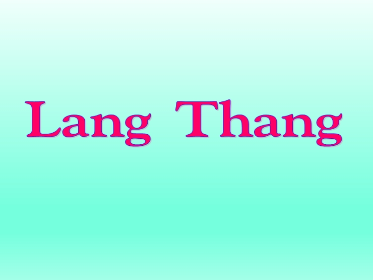 Lang Thang