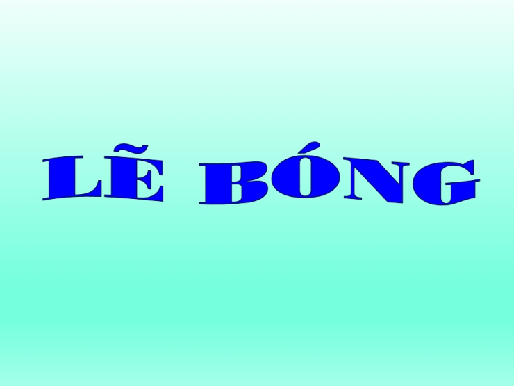 Lẻ Bóng
