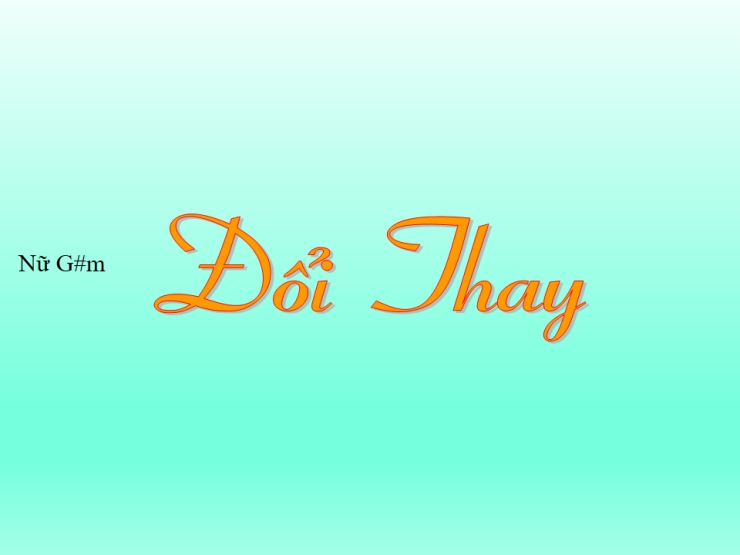 Đổi Thay