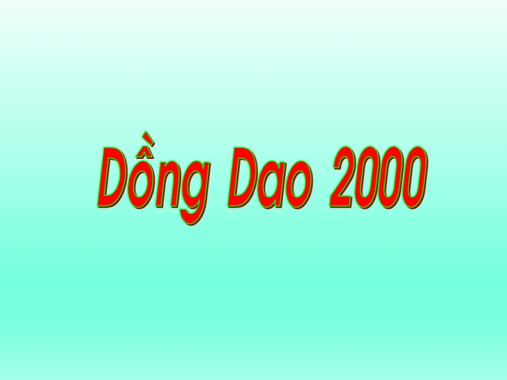 Đồng Dao 2000
