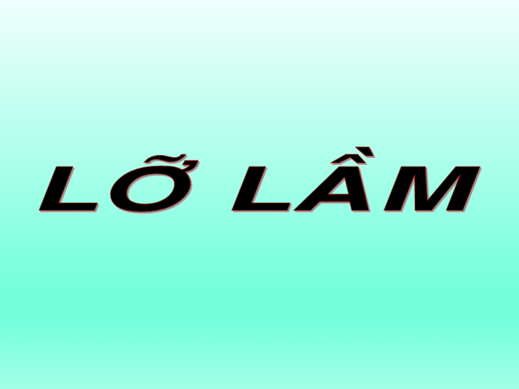 Lỡ Lầm