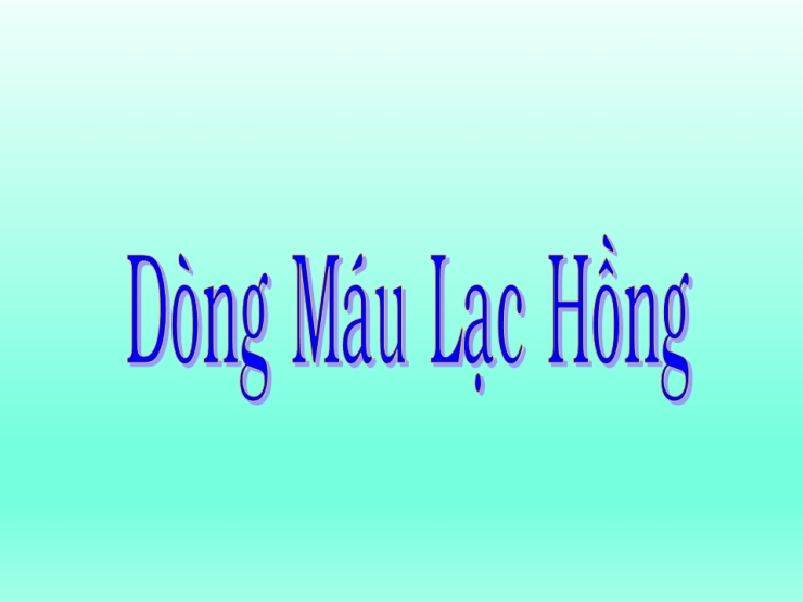 Dòng Máu Lạc Hồng