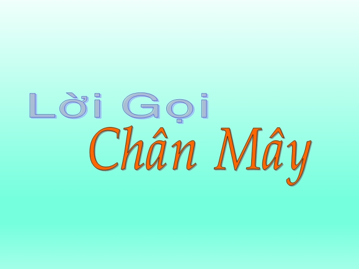 Lời Gọi Chân Mây