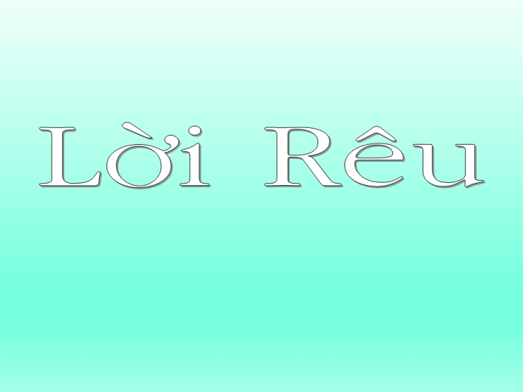 Lời Rêu