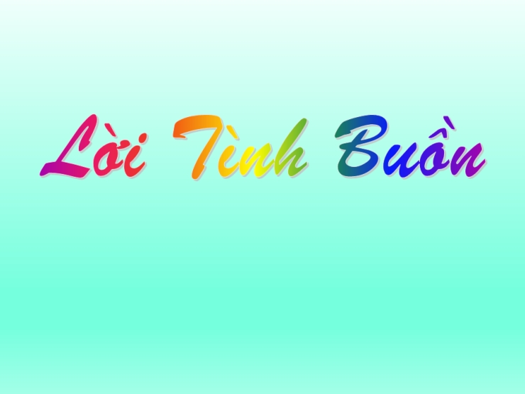 Lời Tình Buồn