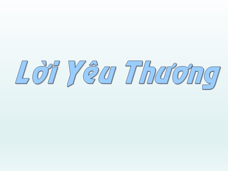 Lời Yêu Thương